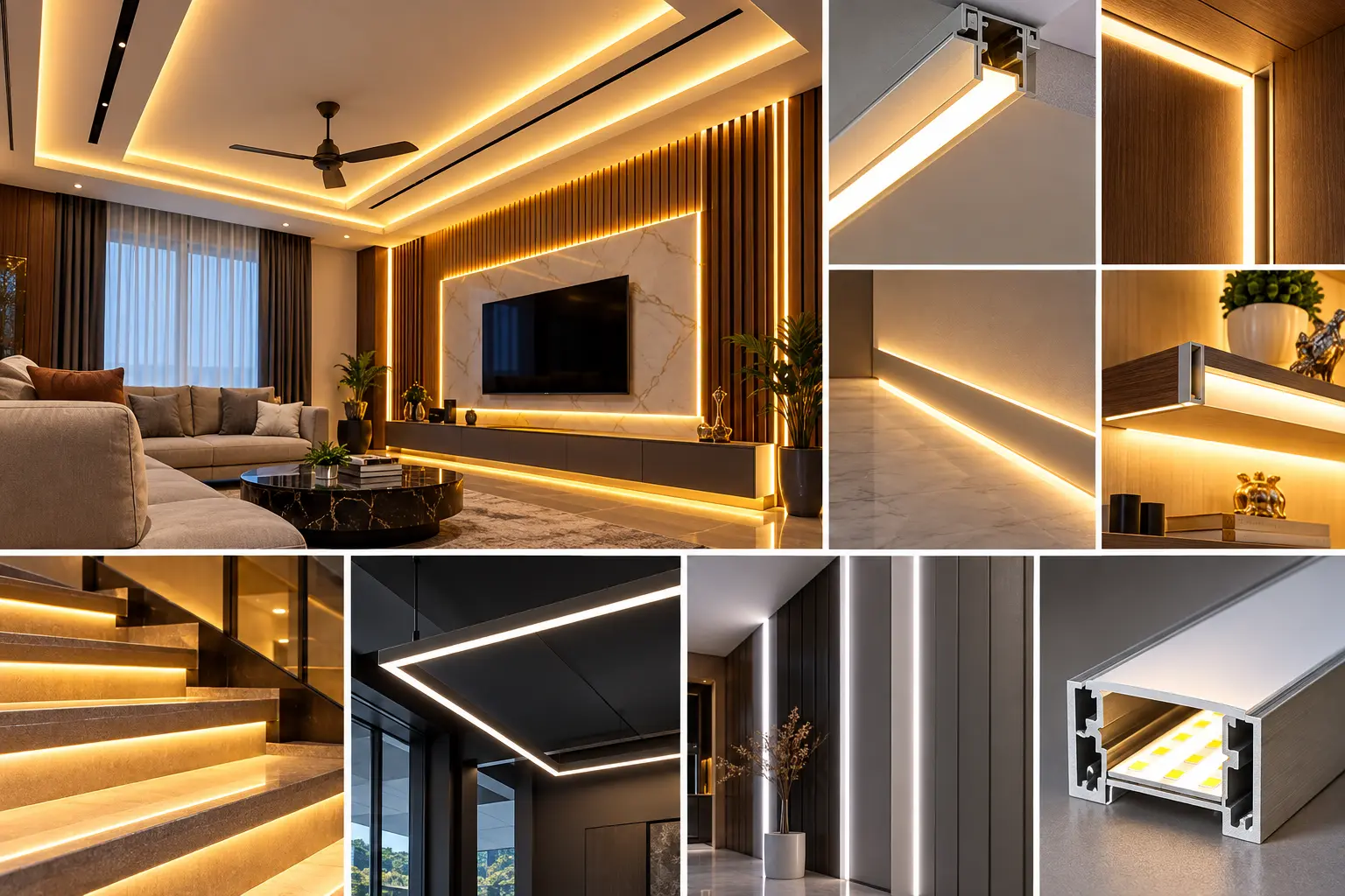 LED profile lighting